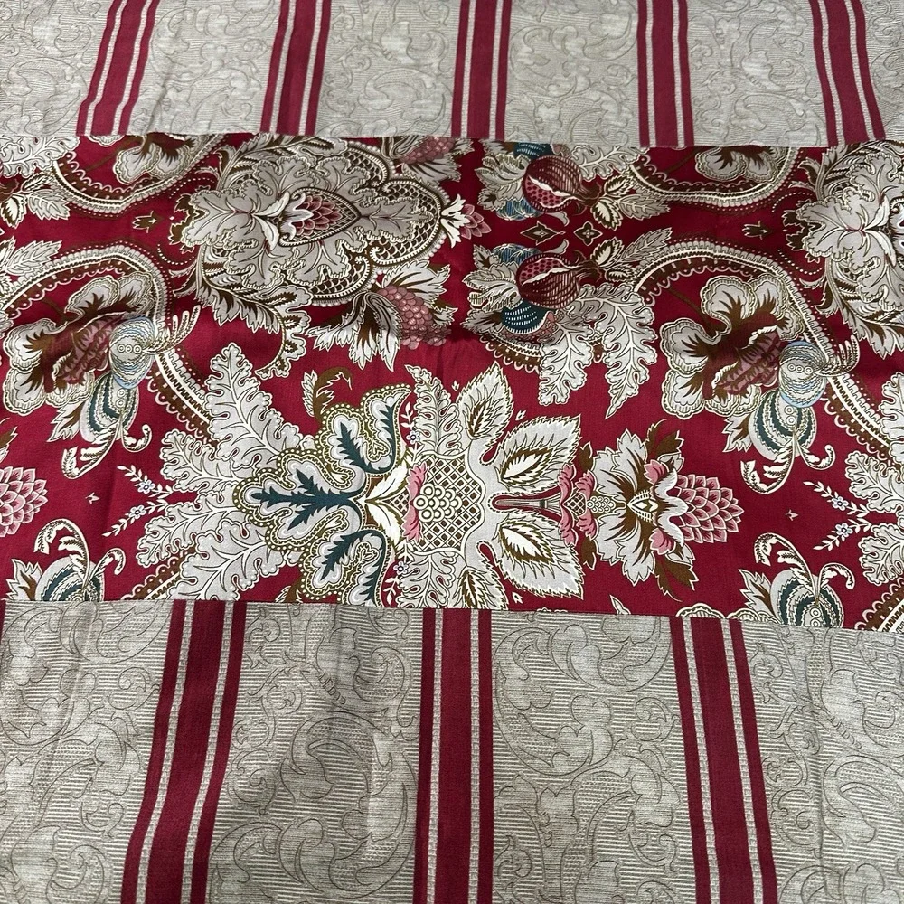 Ralph Lauren Jardinere Bertrand‎ Stripe Custom Shams 21x25.5 Standard Size